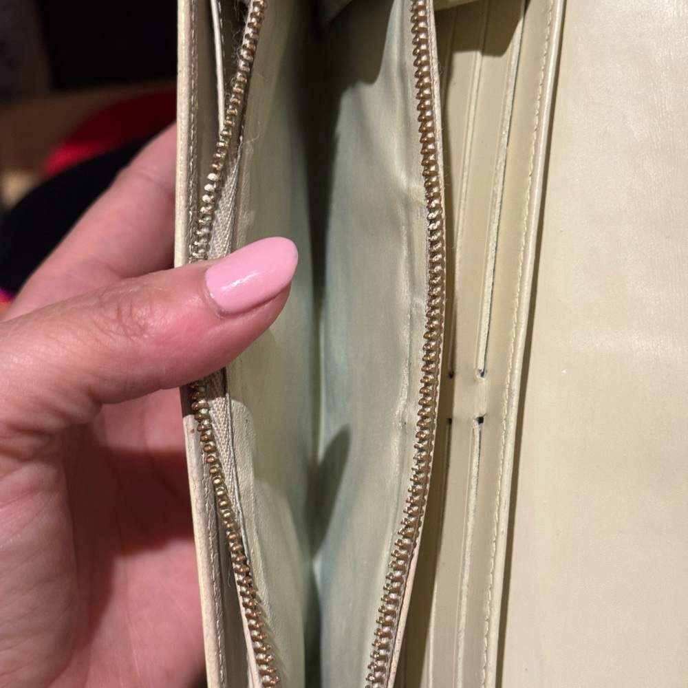 Louis Vuitton Favori Suhali Leather Wallet Portefeuille Le Fabuleux Cream - Picture 8 of 9